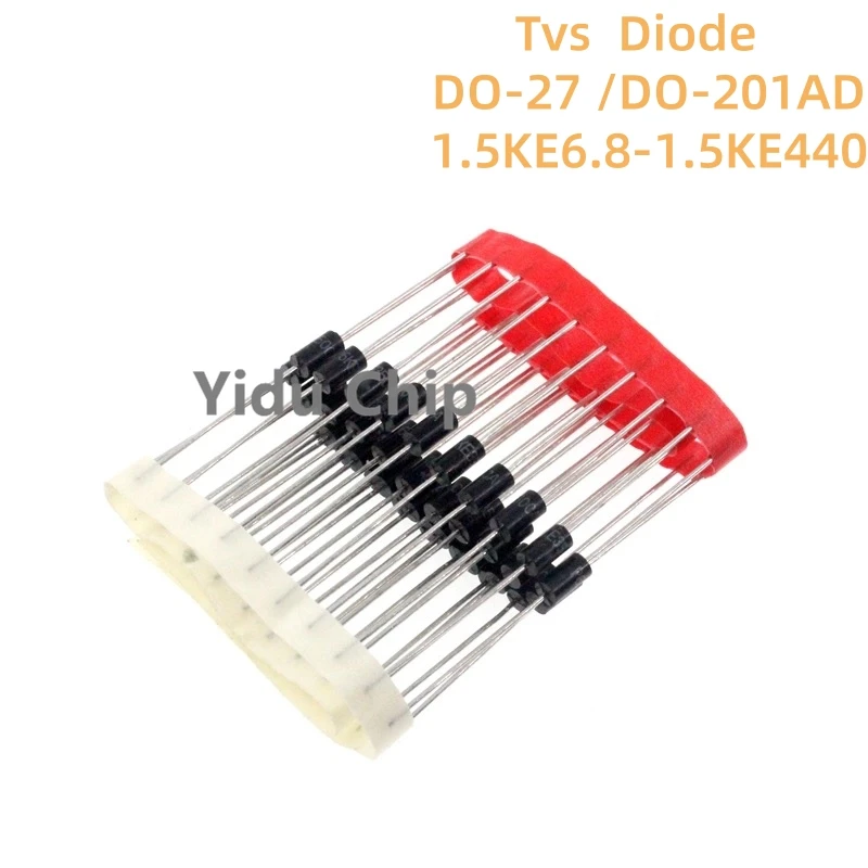 20pcs/lot TVS Diode 1.5KE20A 1.5KE22A 1.5KE24A 1.5KE27A 1.5KE30A 1.5KE33A 1.5KE36A 1.5KE39A 1.5KE43A 1.5KE47A 1.5KE51A 1.5KE56A