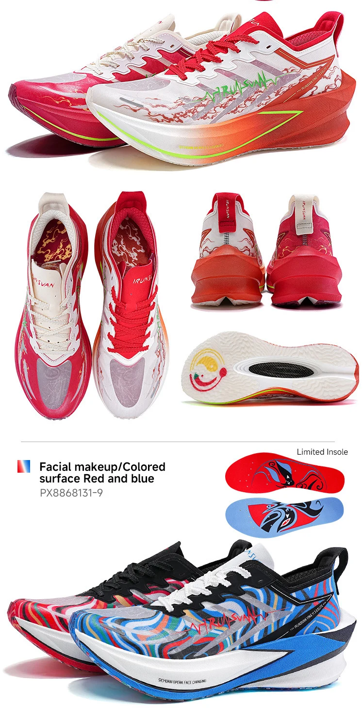 IRUNSVAN 2025 Shadow Wing 3.0 Full Palm T800 Carbon Board Running Shoes Breathable and Durable Sports Shoes for Men and Women