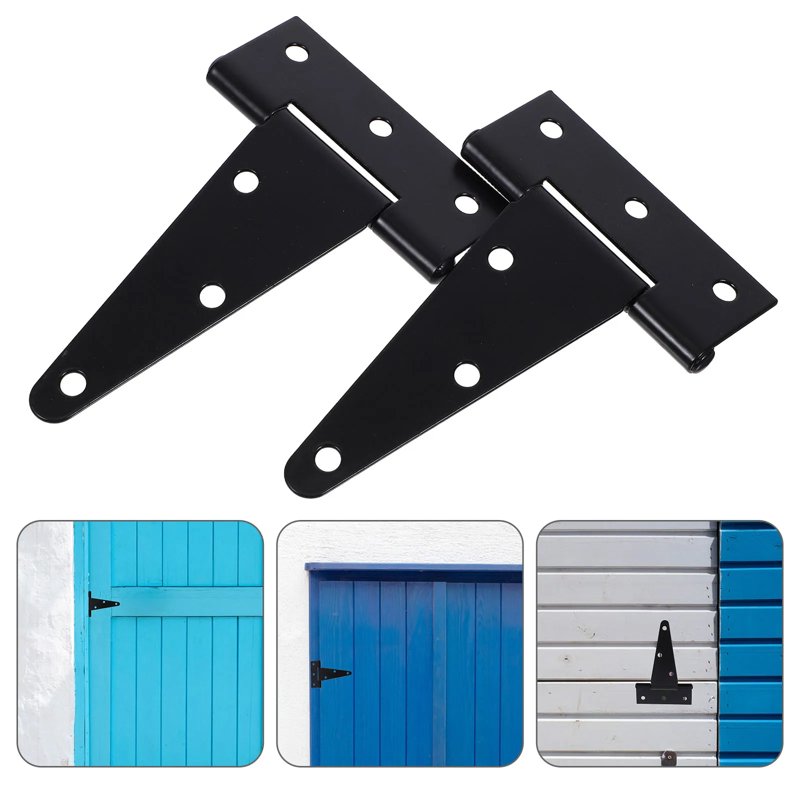 

Heavy Duty Door Hinges Extended Bearing Lengthen Adjustable Decorative Iron Ball Barn