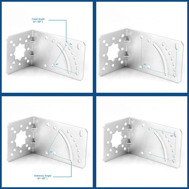 Pole Mount Bracket L Mounting Bracket To Wall Hardware Accessories For LPDA Yagi Outdoor Antenna With U-Bolt