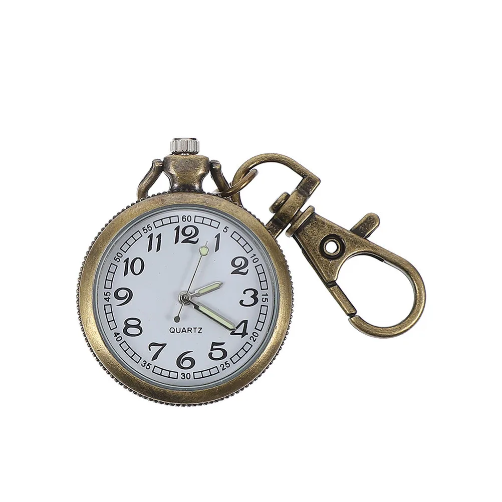 간호사 시계 아연 합금 버클 포켓 키체인 디자인 큰 숫자 노인용 전문가용 내구성 있는 의료 디지털 시계