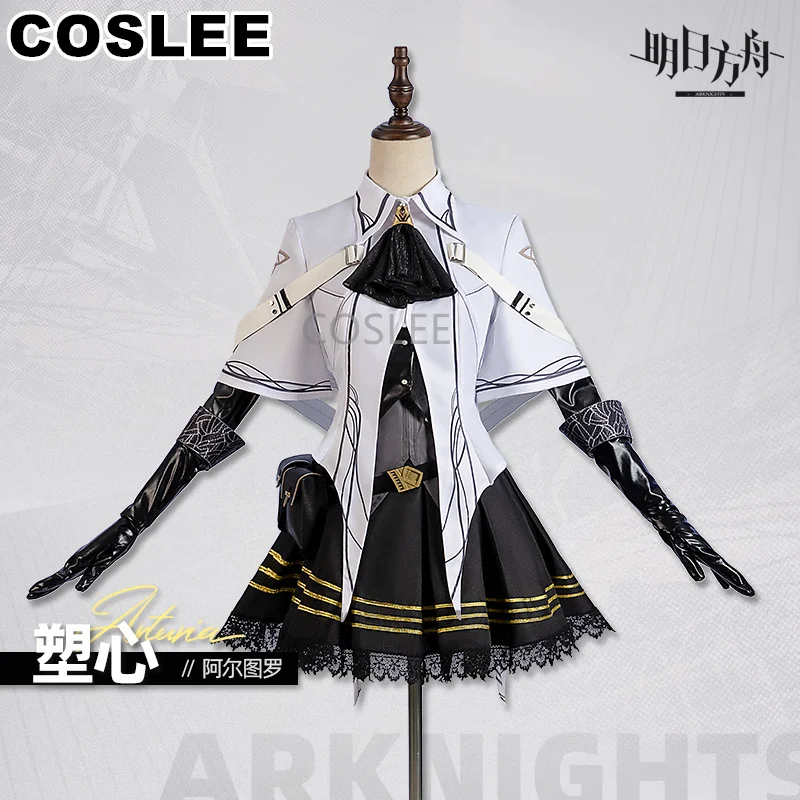 

COSLEE Arknights Arturia Virtuosa Cosplay Costume Uniform Dress Game Suit Halloween Party Outfit For Women XS-3XL New