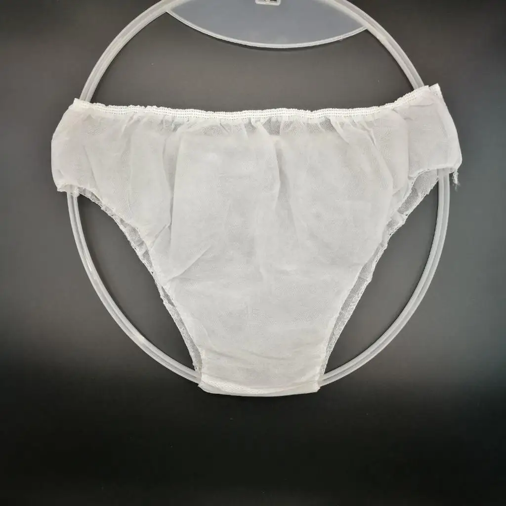 Women’s Disposable Underwear Non Woven Panties High Comfort Adult Incontinence for Spa Salon Tattoo Travel