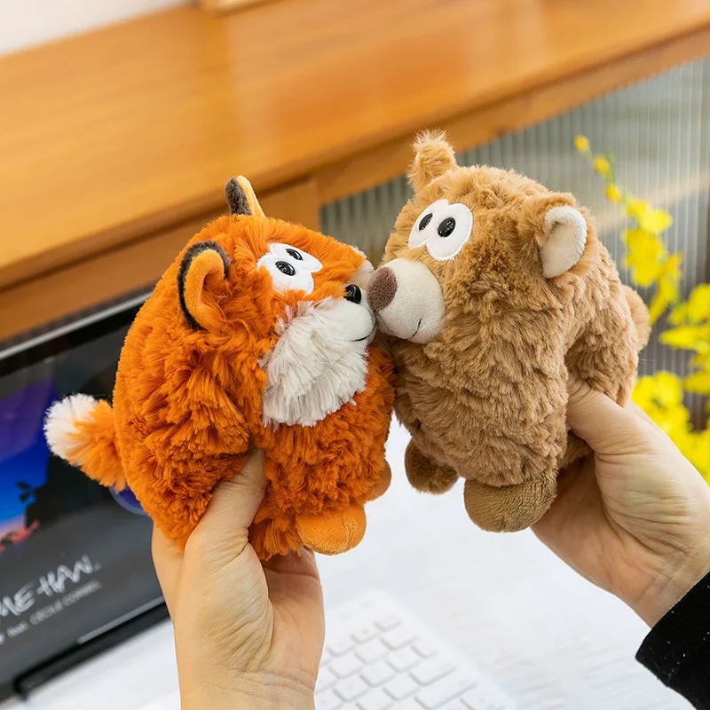 Nuevo saco de boxeo de amigo de escritorio, muñeco de juguete de peluche, muñeco de peluche de Animal del bosque, regalo de cumpleaños para niños