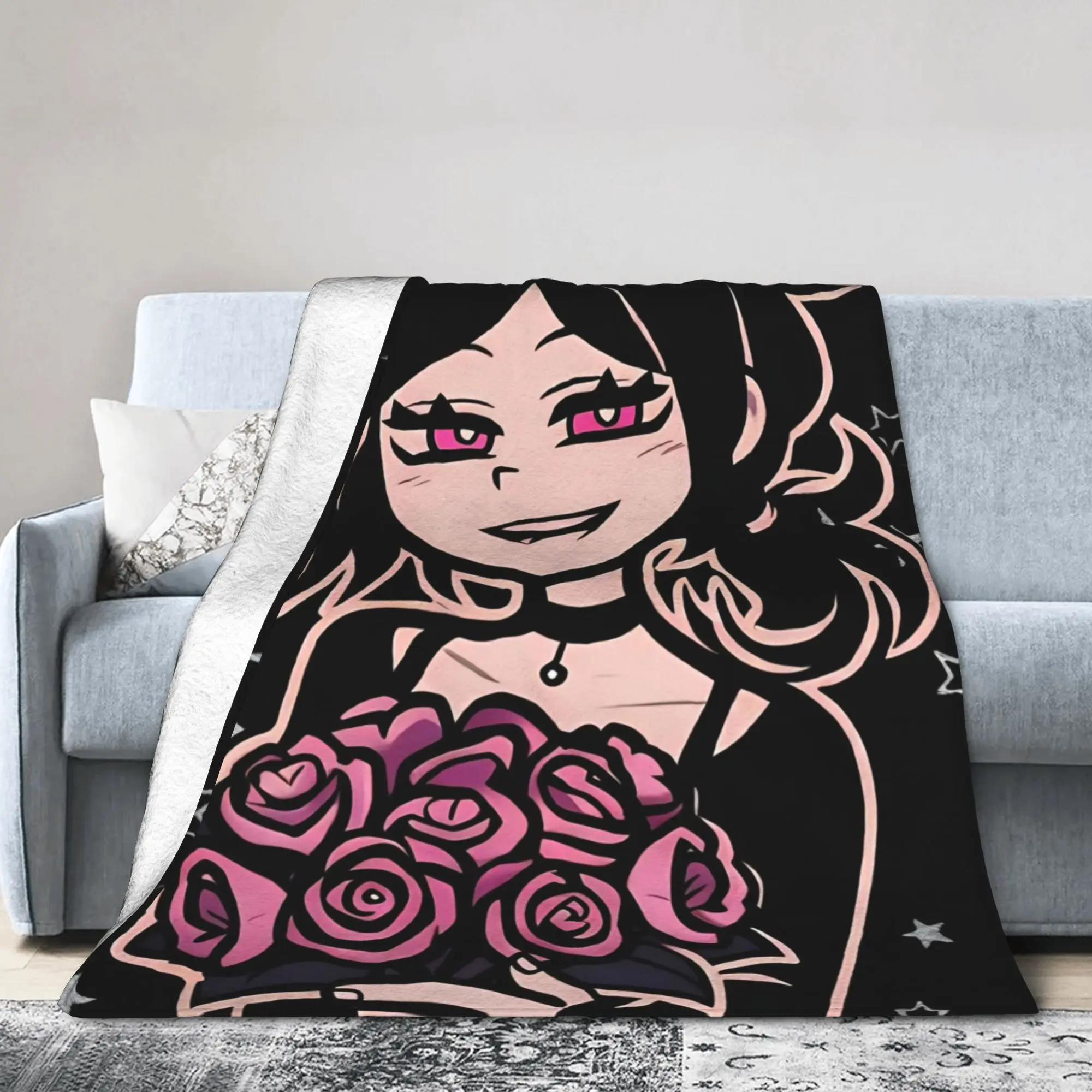 Game The Coffin Of A-Andy And L-Leyley Blankets Velvet Winter  Multi-function Soft Throw Blanket for Bed Office Bedding Throws