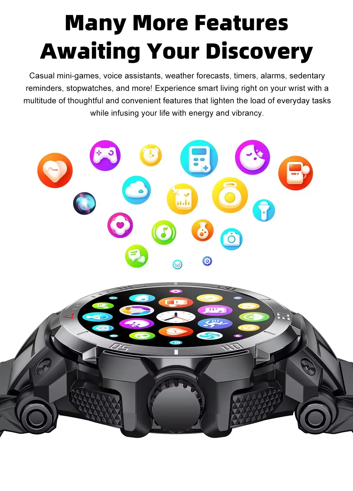 GT100 Pro سماعة أذن ذكية ، كومبو TWS لاسلكي ، سماعات أذن بلوتوث تتحدث ، سماعة تشغيل الموسيقى ، 2 في 1 ، ترقية جديدة