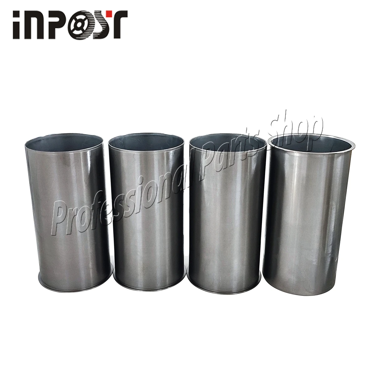 4 pcs 4BD1 4BD1T Cylinder liner For Isuzu 4BD1 4BD1T Diesel Engine Parts(For One Engine）