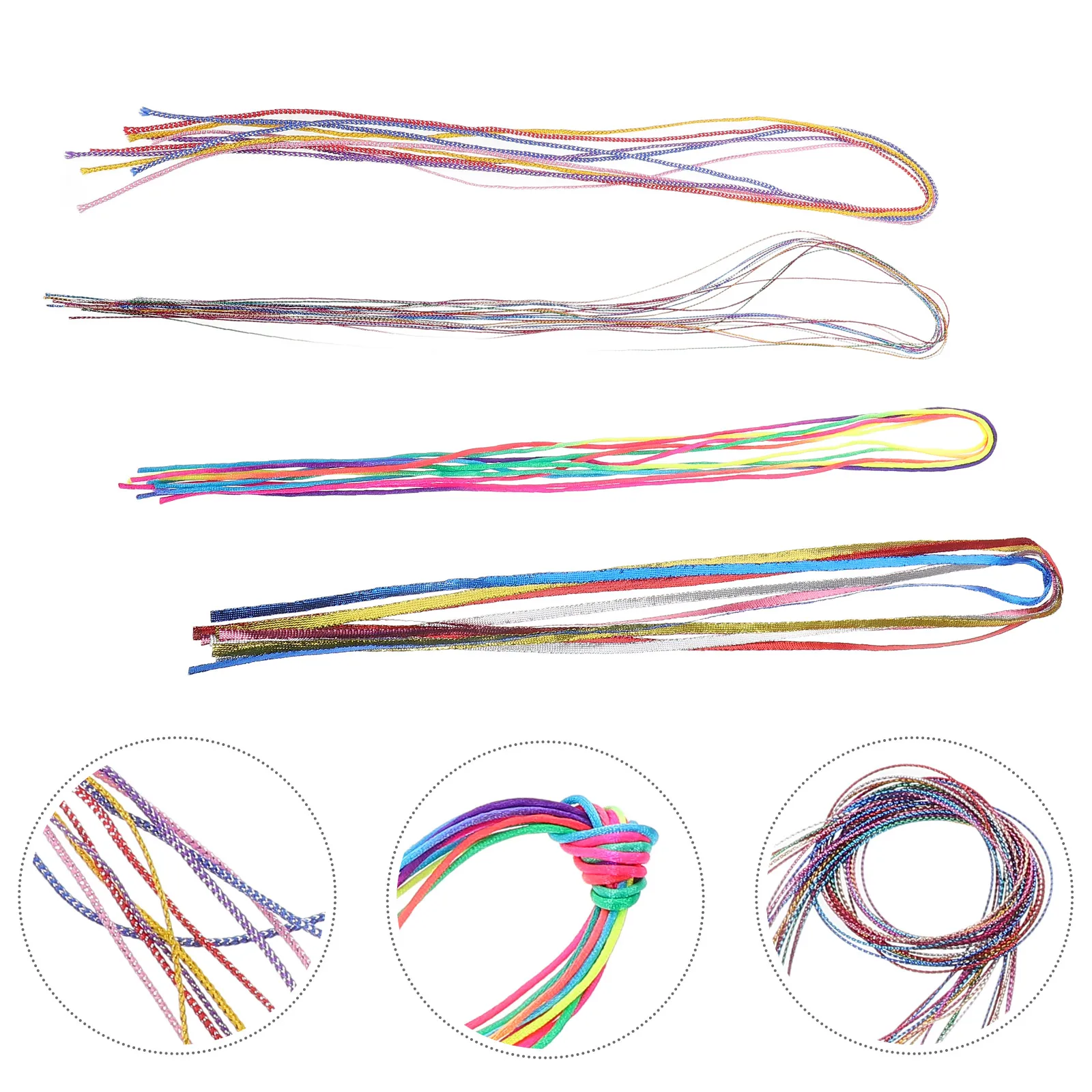 

20pcs Hair Rope Fashion Dreadlock Accessories for Party Dance DIY Craft Wristband Gift Box Decoration Hiphop Tie
