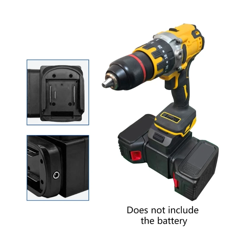 

Practical Plastic Power Divider For Cordless Equipment Supports 2 Tool Parallel Use Overloading Protections M4YD