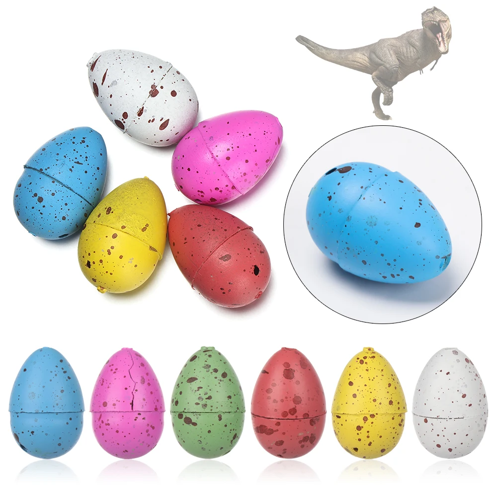 1/5/10/60Pcs Cute Inflatable Children Toys Novelty Toys Dinosaur Eggs Growing Animal Easter Eggs