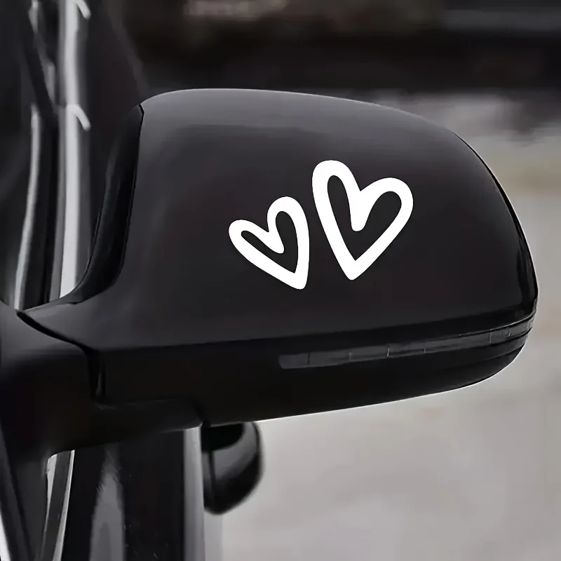 

Valentine's Day Heart Matte Vinyl Decal for Cars & Motorcycles, Romantic Exterior Decor, Scratch-Resistant & Ideal Romantic Gift
