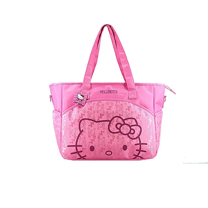 

Hello Kitty Mommy Bag Fashion Travel Convenient One Shoulder Maternity Bag Multifunctional Large Capacity Handbag