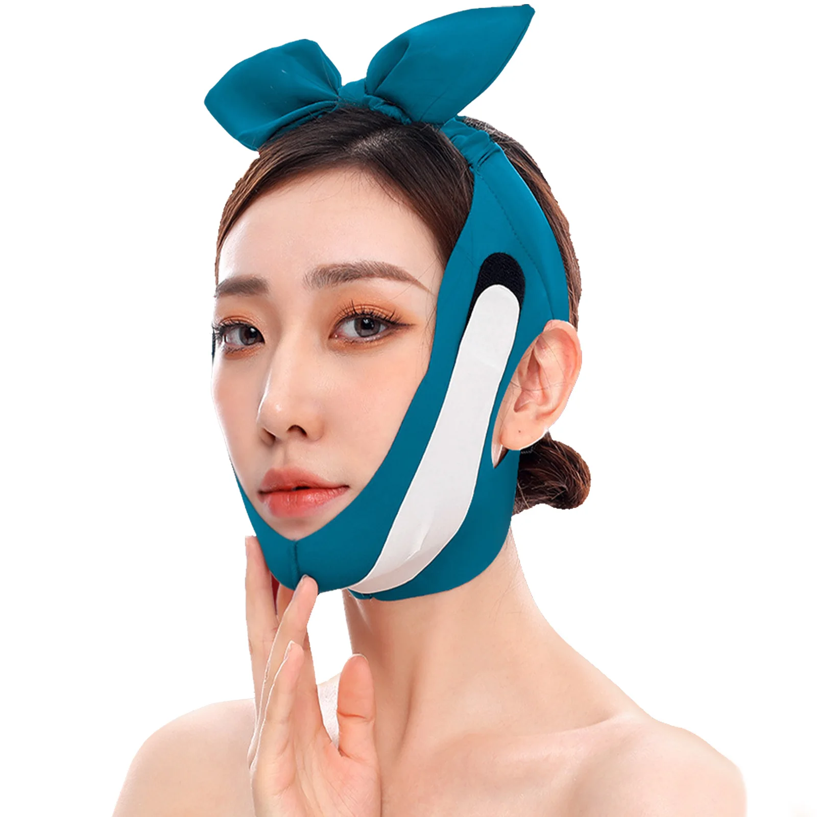 

Far-Infrared Face-Lift Bandage Double Chin Reducer Soft Firming Lifting Mask Face-Lift Strap