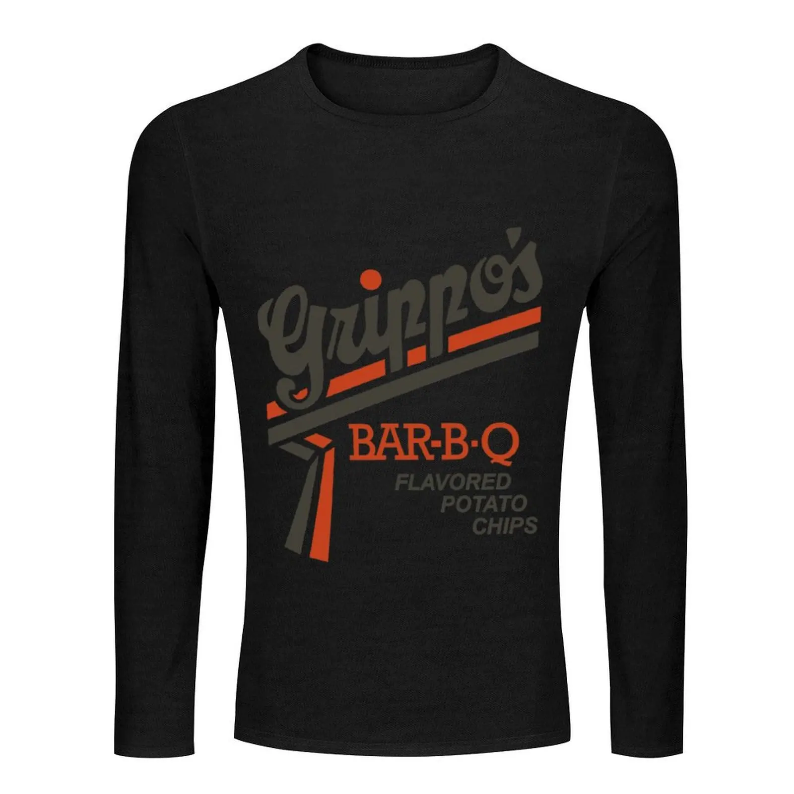 grippos bar-b-q flavored potato chips \t \t Long T-Shirt graphic t shirt mens clothes