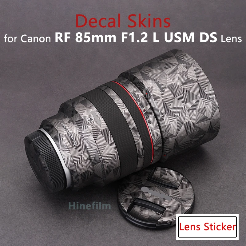 

85 1,2 Премиум наклейка для объектива для Canon RF85 F1.2 L USM защита для объектива устойчивая к царапинам пленка оберточная наклейка