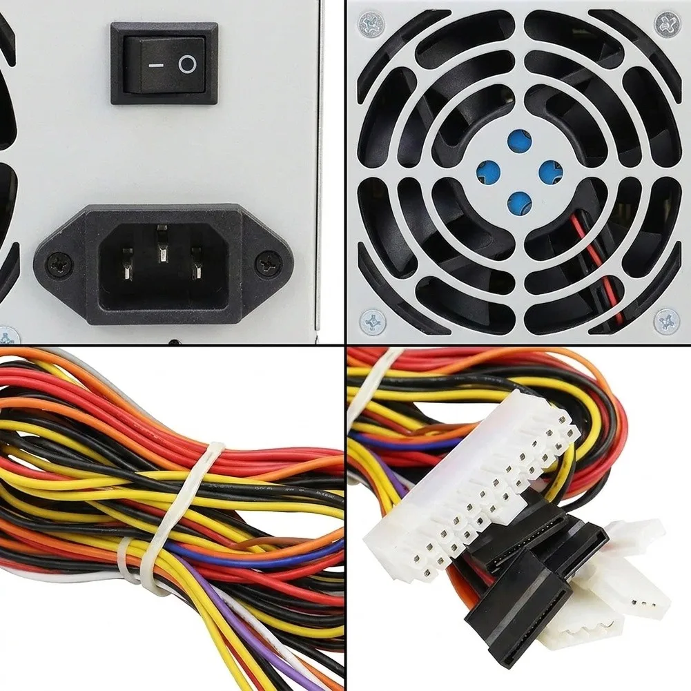300W Desktop PSU for atx Power Supply For Home Or Office Use 12cm Silent Fan Overvoltage Protection For Aspire 610L