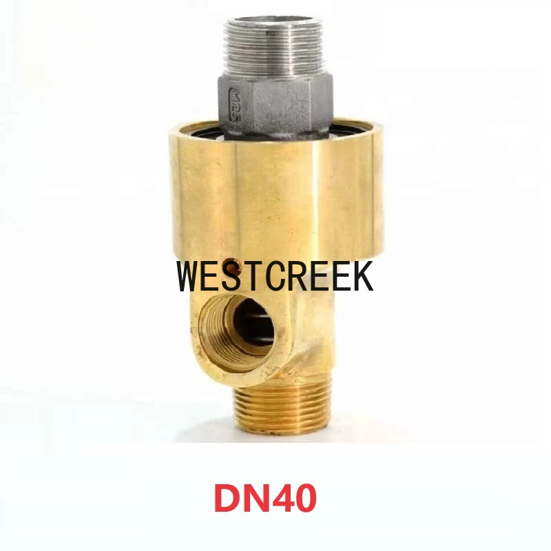 DN40 Two Way Rotating Joint Two Direction Rotary Joint Water Air Oil Union Swivel Coupling Rotation Fitting