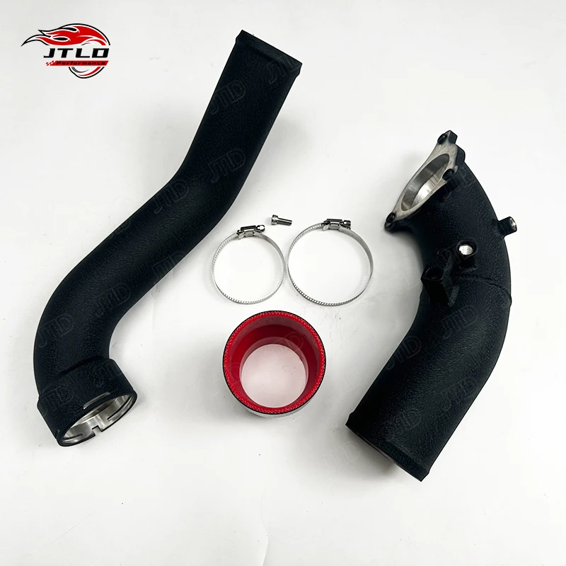 Sistem Pipa Intake Udara Dingin Aluminium JTLD untuk BMW G20 B58 3.0T A90 Supra B58 Gen1, Kit Filter Pipa Pengisian