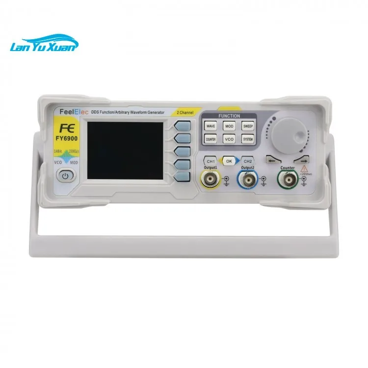 FY6900-60M 60MHz 2-Channel Function Arbitrary Waveform Generator Pulse Signal Frequency Counter