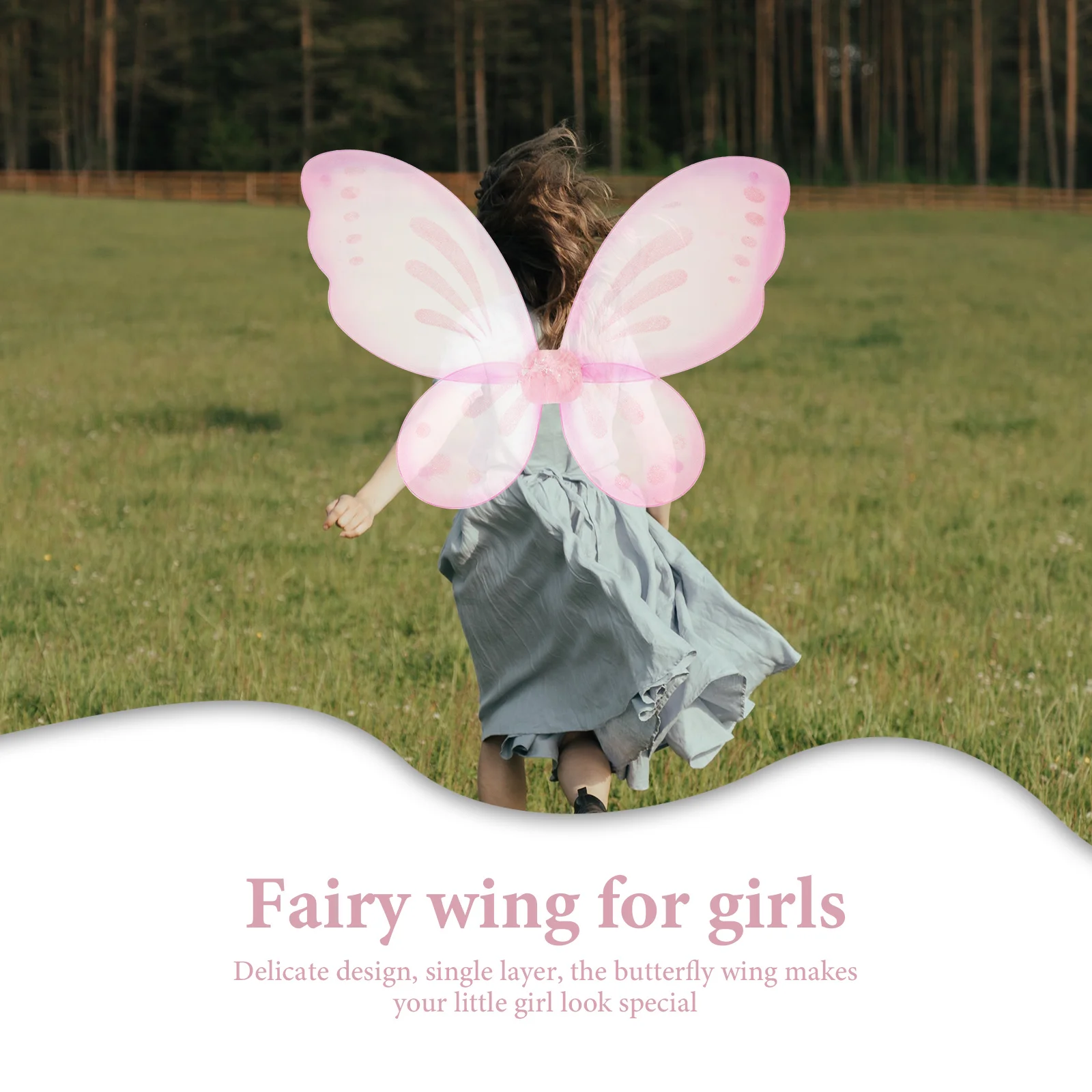 

Butterfly Wing Children Makeup Wings Nylon Material Cute Cosplay Butterfly Wing for Little Girl Party Dress Up Birthday