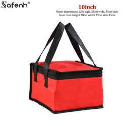 Insulated Thermal Cooler Bag Cool Lunch Foods Drink Boxes Drink Storage Big Square Chilled Bags Zip Picnic Tin Foil Food Bags