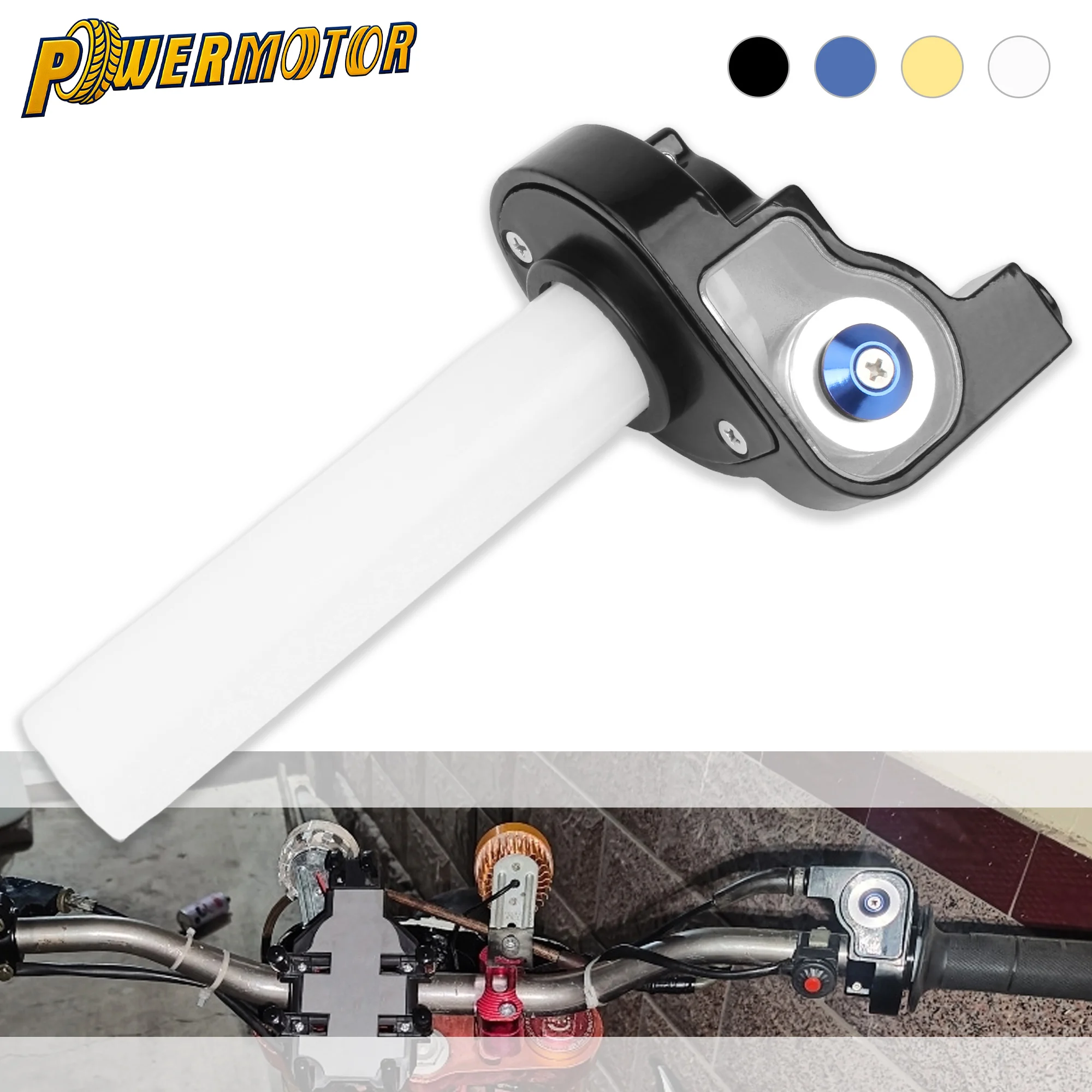 

22MM 7/8" Motorcycle Visible Quick Twist Gas Turn Throttle Handle Grips ATV UTV Dirt Pit Bike Throttle Settle Grips Accessories