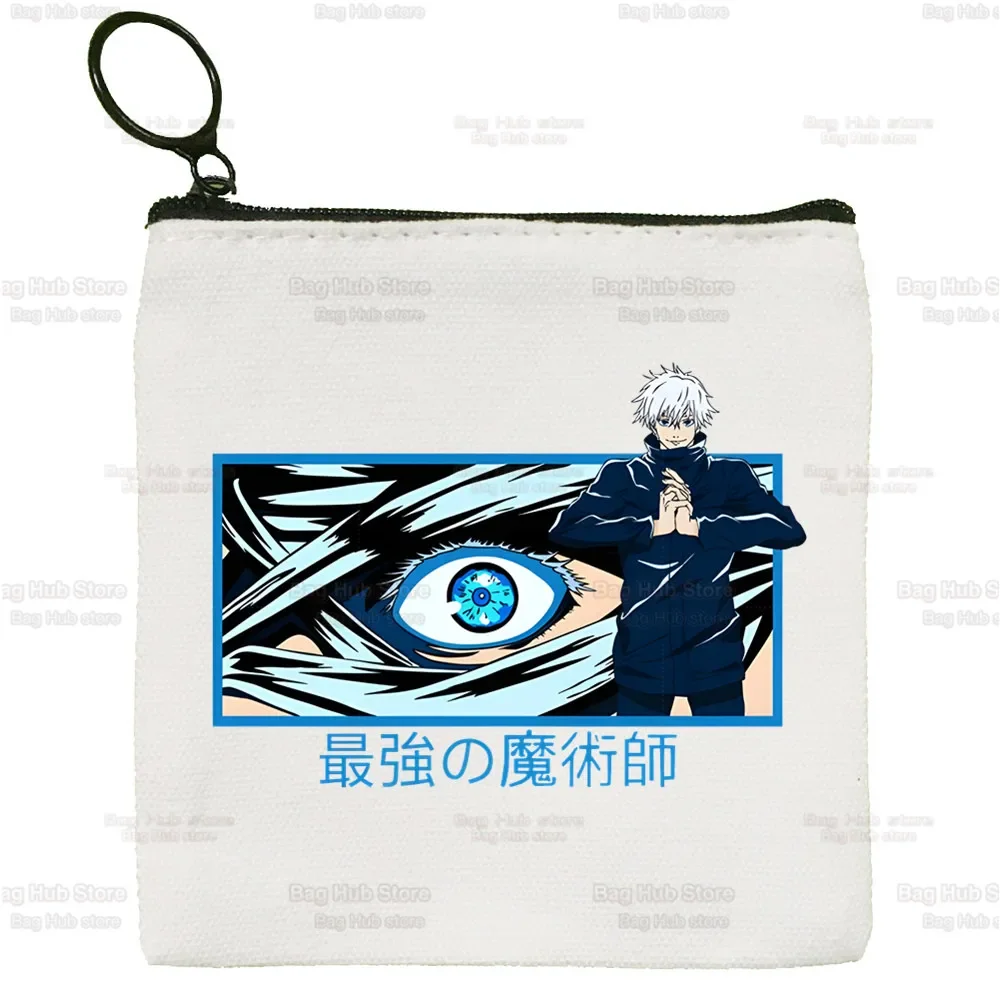 Gojo Satoru Jujutsu Kaisen Otaku Cartoon Printed Canvas Bag Design Canvas Simple and Fashionable Storage Bag