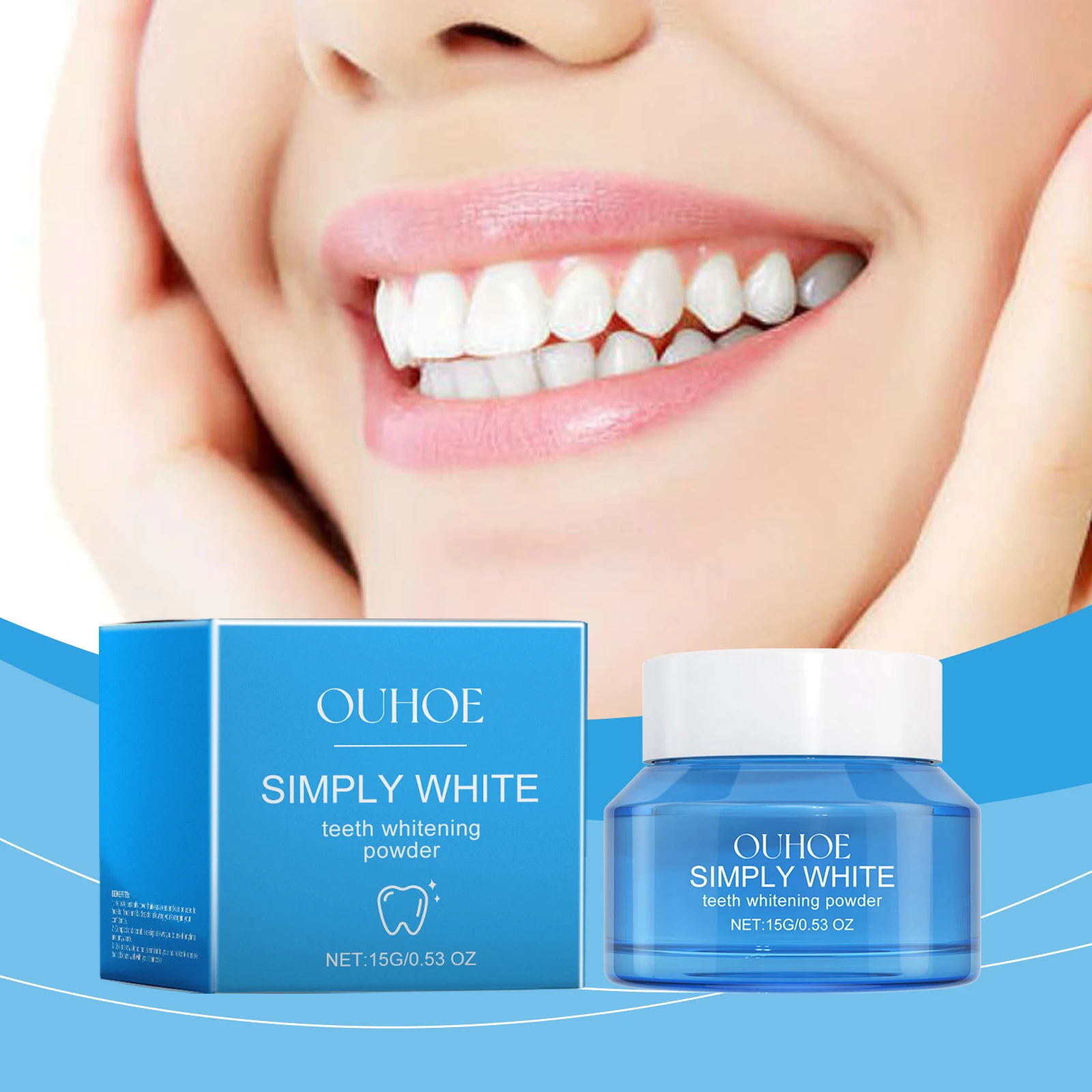 

Teeth Whitening Powder – Oral cleaning care, teeth brightening, removes odor, care for a beautiful smile