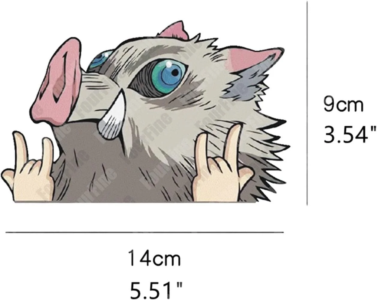 ل 4 قطعة أنيمي ملصقات السيارات القاتل شيطان السيارات الشارات Uzui Tengen الصوت هاشيرا Peeker نافذة جذع المحمول الوفير ملصق