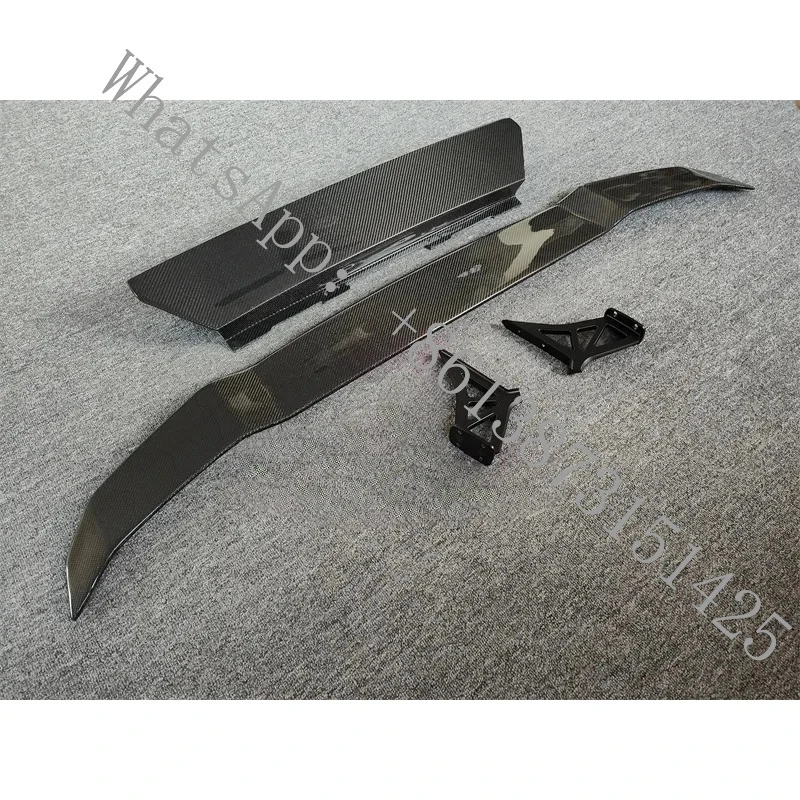 

Suitable Dry Carbon Fiber Large Compartment Lip Spoiler Kit Huracan LP610 LP580 2014-2018 V Style Sedan
