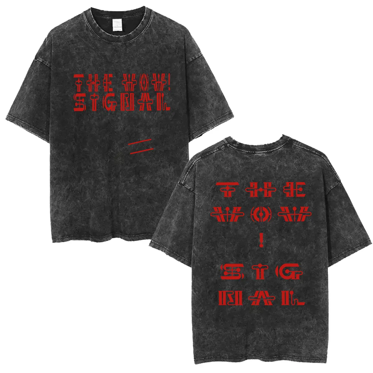 MUSE Band Vintage Washed T-Shirts MUSE The Wow! Signal Tour 2026 Fans Geschenk-T-Shirt für Männer und Frauen, Hip-Hop-T-Shirt mit O-Ausschnitt und kurzen Ärmeln – Detail 4