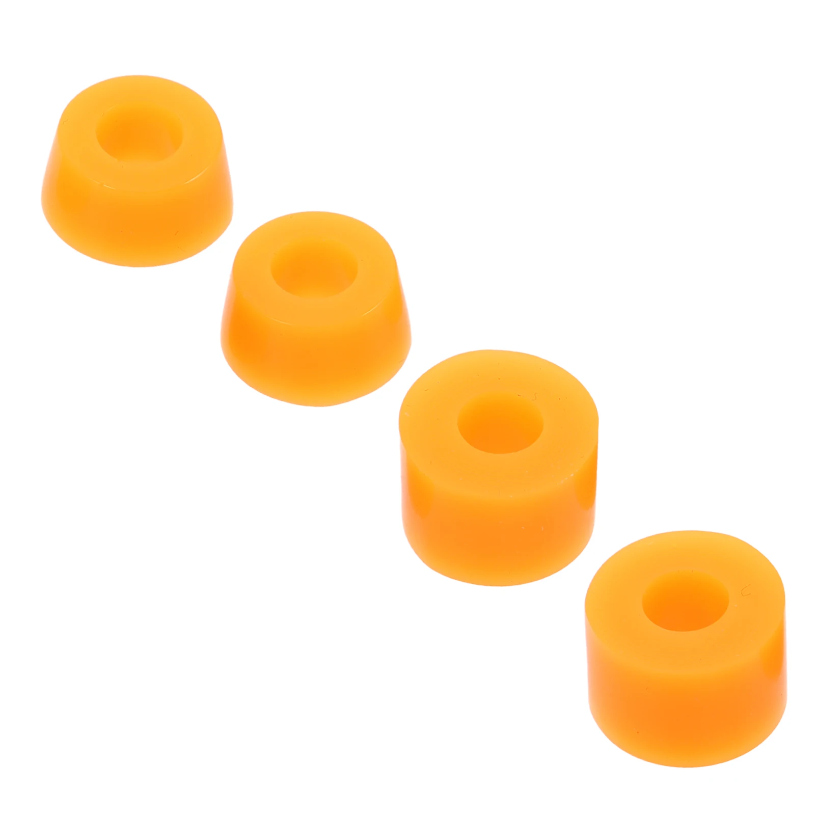 

4pcs Skateboard Shock Absorption Pads High Elastic Pu Double Fourwheel Stable Experience Accessories Gear Parts
