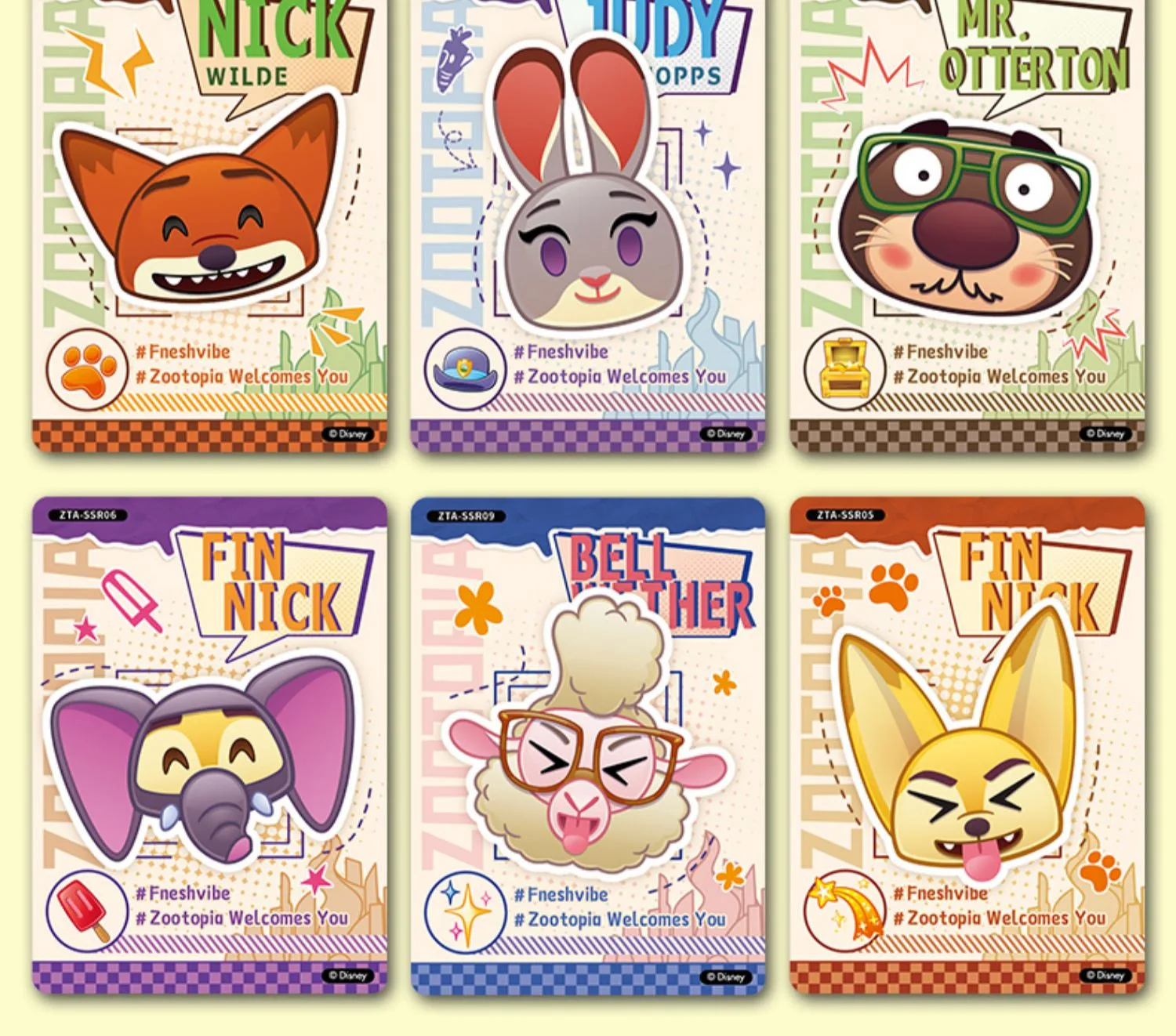 New Disney Card Toys Anime Zootopia collezione commemorativa Card Nick Judy Limited Edition Collection Card SSP Rare Card Toys