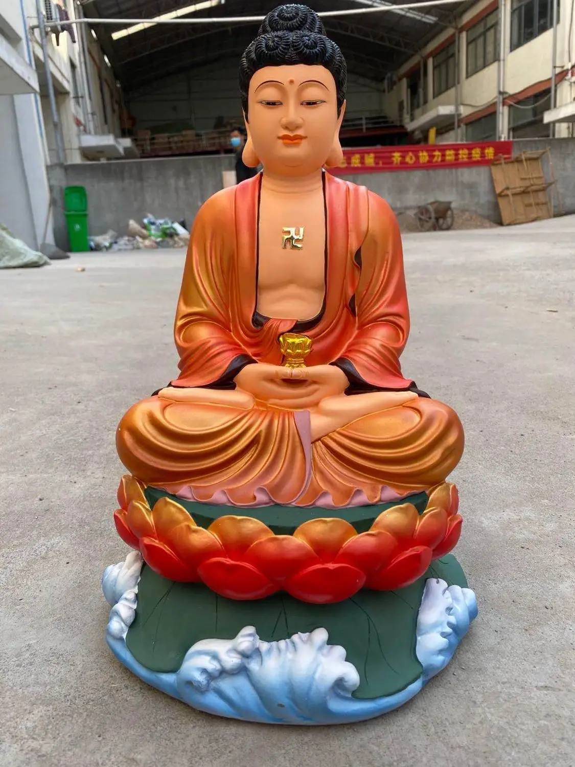 Wholesale Buddhist supplies Southeast Asia HOME Shrine efficacious Patron saint Ornamental God Medicine Guru Sakyamuni buddha