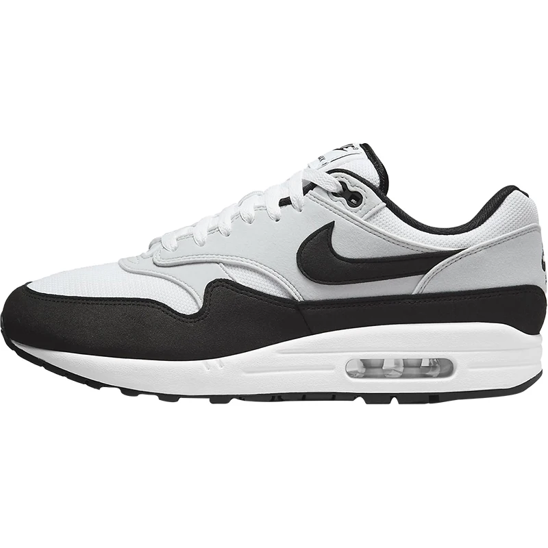 حذاء الجري Nike Official Authentic Air Max 1 للرجال ذو الرقبة المنخفضة المبطنة FD9082-107