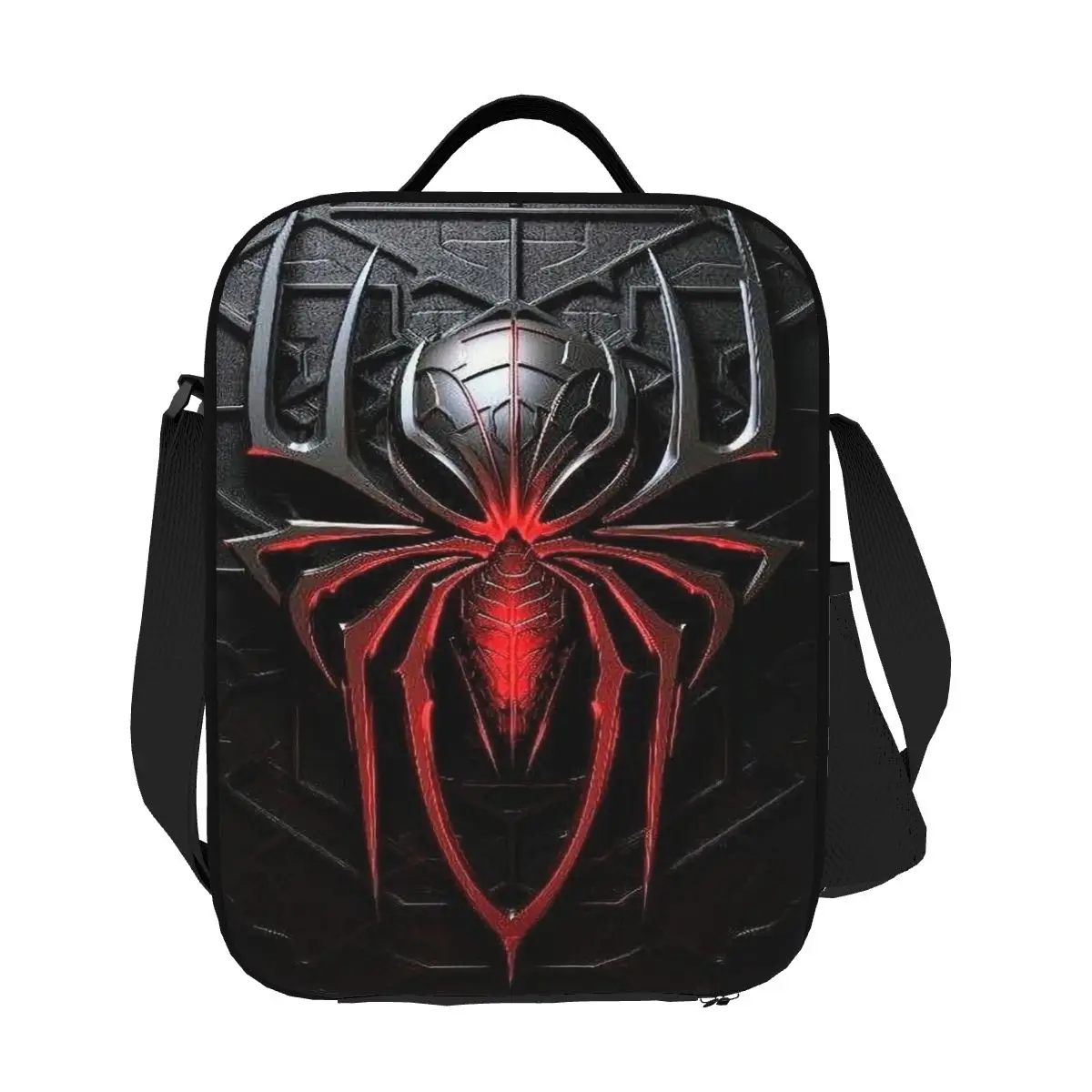 مخصص الرجل العنكبوت الكرتون خارقة الحرارية معزول أكياس الغداء حاوية الغداء القابلة لإعادة الاستخدام للمدرسة في الهواء الطلق بينتو عبوة طعام