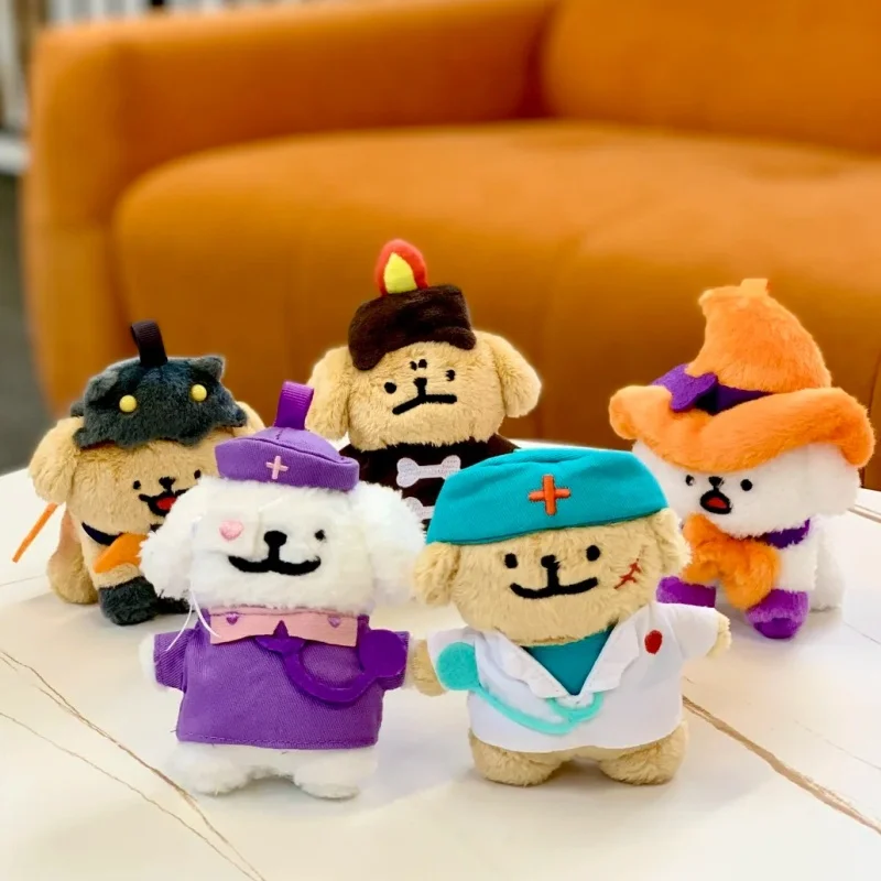 جديد سلسلة الهالوين المالطية Kawaii رقيق تمثال دمية على ظهره سلسلة مفاتيح سحرية لطيف الشكل عيد الميلاد يوم هدية عيد ميلاد لعبة ﻿