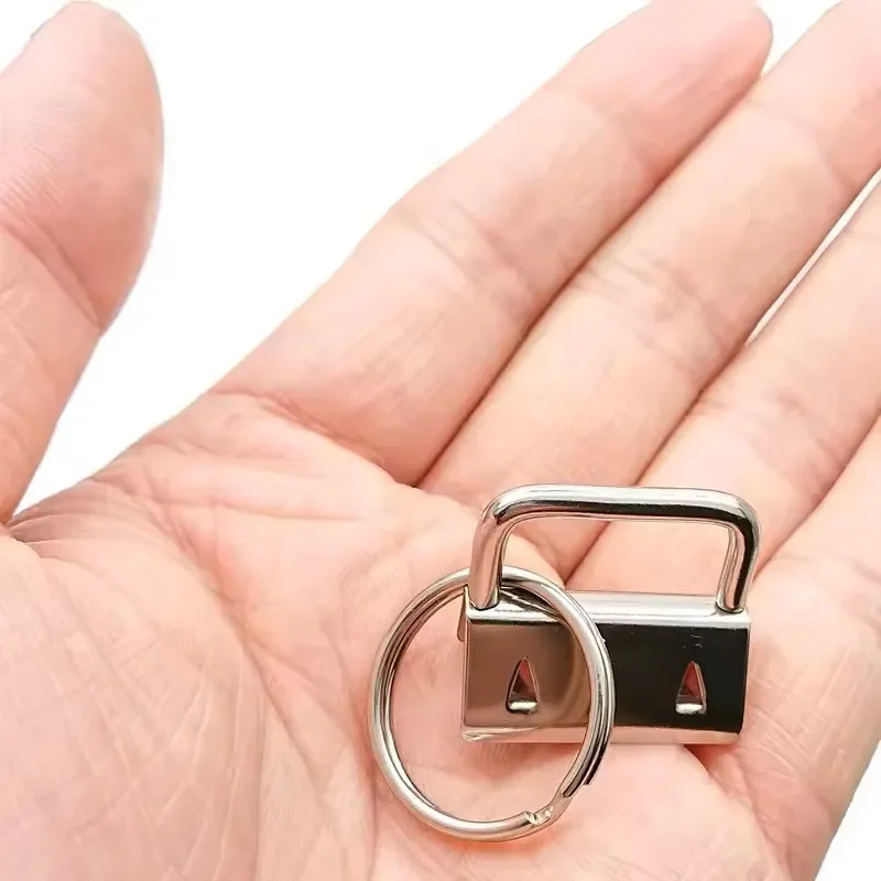 10/20/40 Pcs Keychain Tail Clip Set Decorative Keychain DIY hardware Keychain Pendant Making Accessories