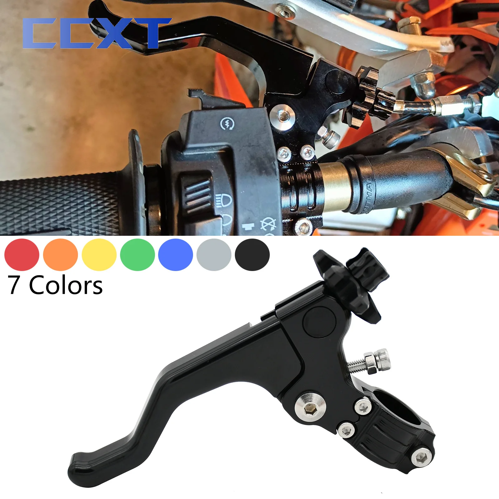 Motorcycle Short Stunt Clutch Lever 7/8\