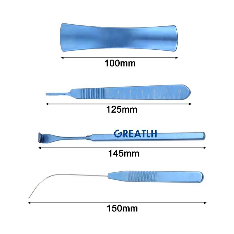Eyelid Reconstruction Double Eyelids Plastic Surgery Instruments Set Eyelid Cosmetic Tools Hemostatic Forceps Ophthalmic Tools