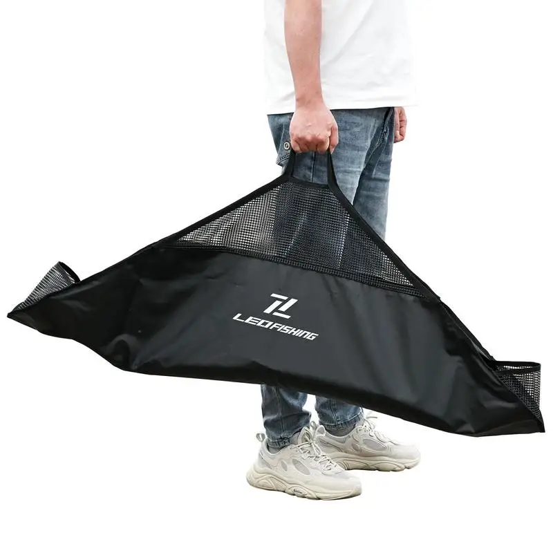 Fish Catch Bag Foldable Kayak Fishing Bag Tournament Fishing Bag Fishing Fish Bag Fish Storage Bag With Handle For Big Bass Carp