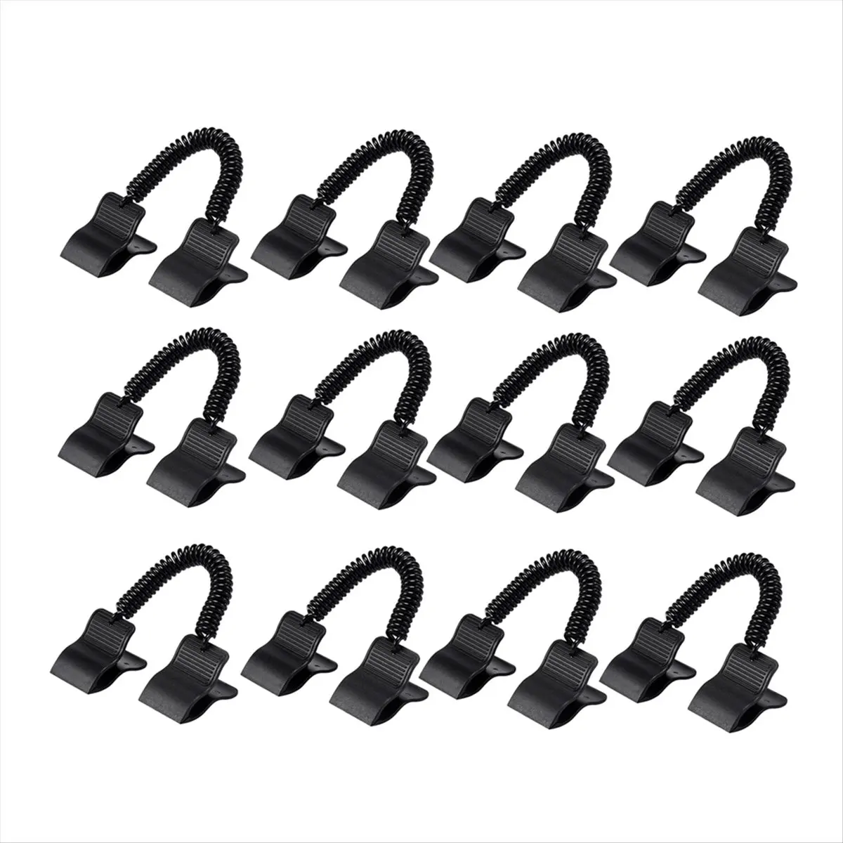 BHBL 12 Pcs Swimming Pool Cover Clips for Above Ground Pools Solar Cover Reel Attachment Kit Wind Guard Swimming Pool Cover