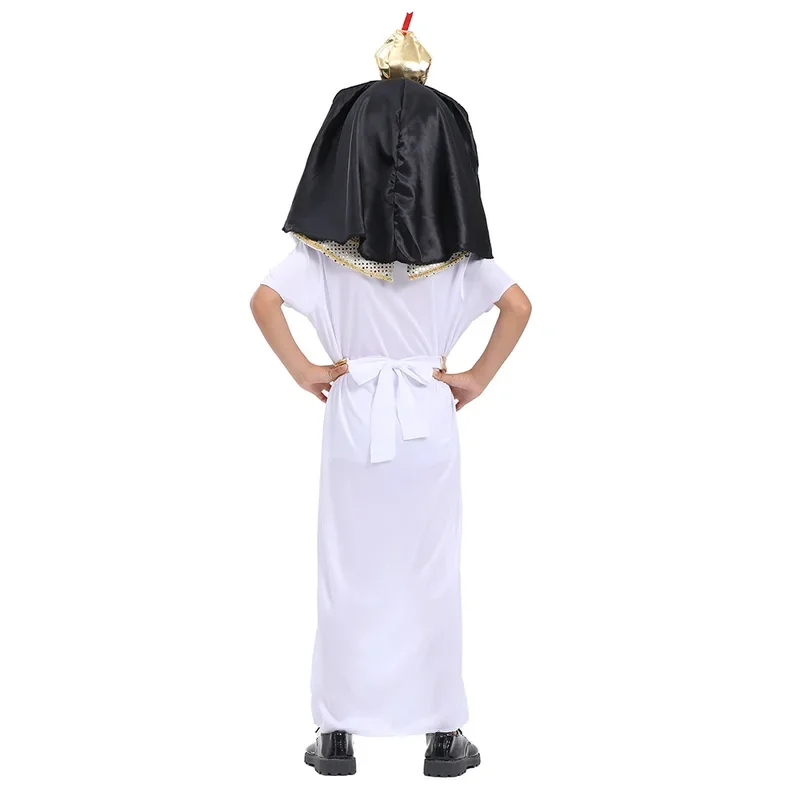 Boy Ancient Egyptian King Pharaoh Historical Theme Party Costume