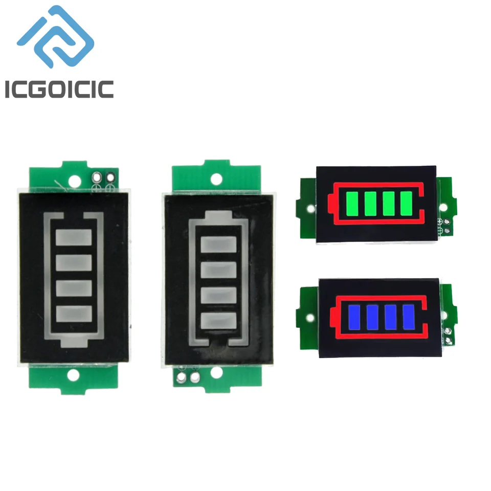 1S-8S 1S/2S/3S/4S 1-8S Pojedynczy moduł wskaźnika pojemności baterii litowej 3,7 V Wyświetlacz 4,2 V Tester mocy pojazdu elektrycznego Li-ion