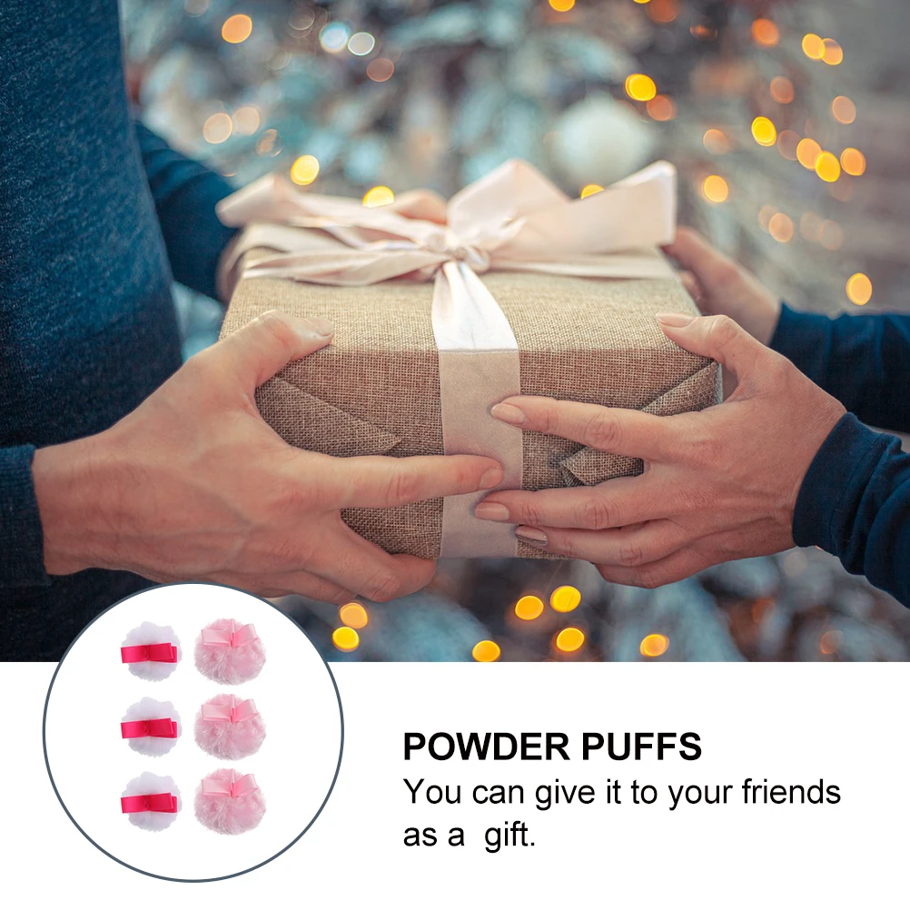 

6Pcs Makeup Puff Pads for Women Soft Skin Friendly Powder Application Tools Portable Face Beauty Accessories