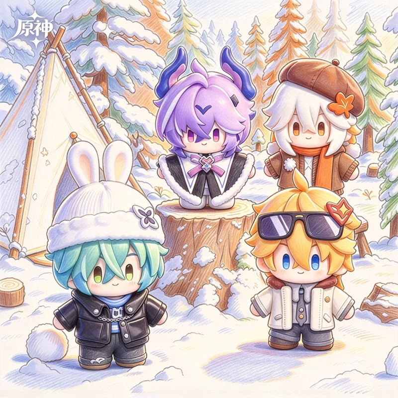 Official Genshin Impact Anime and Game Tartaglia/Dulin Character Merchandise, Collectible Figurines, Decorations, Holiday Gifts