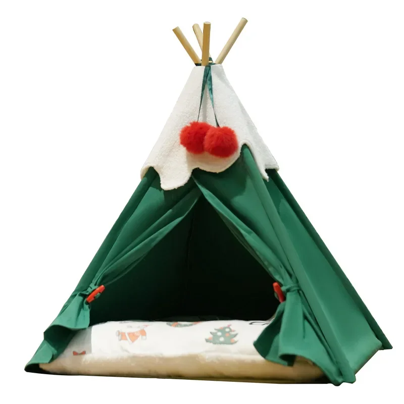 Factory Direct Compatible with Winter Pet Tent, Christmas Dog House, Cat House, All Year Round, Cat Delivery Room