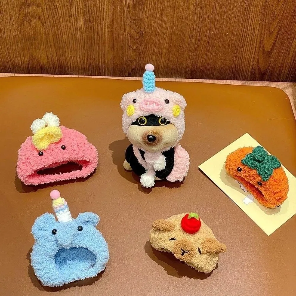 新しいヘッドギアバッグキット、キュートなトマト、ナス、帽子、バックパック、クマ、子犬、カピバラ、カラフルなおもちゃ、服、キーホルダー用