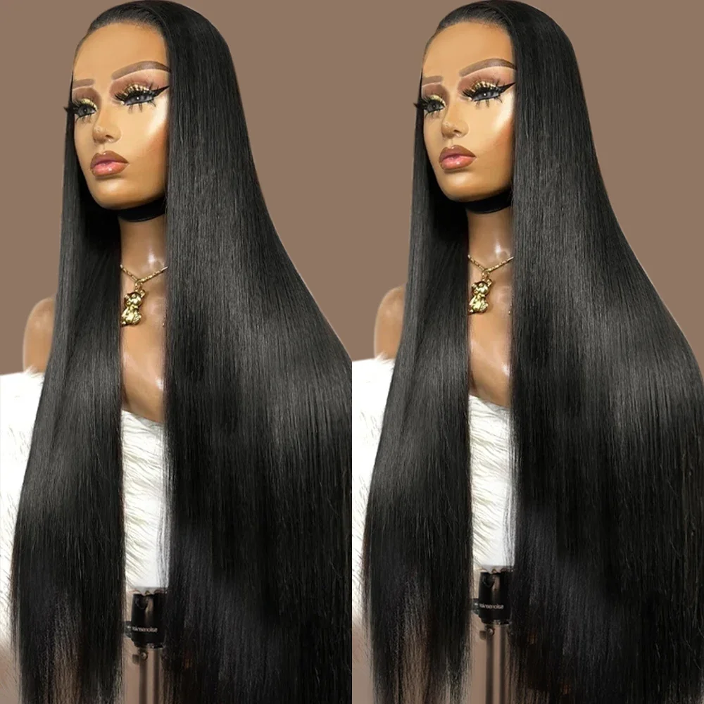 220 Density Straight 7x5 HD Wear And Go Glueless Human Hair Wig Pre Plucked Brazilian 13x4 HD Glueless Human Hair Wigs For Women