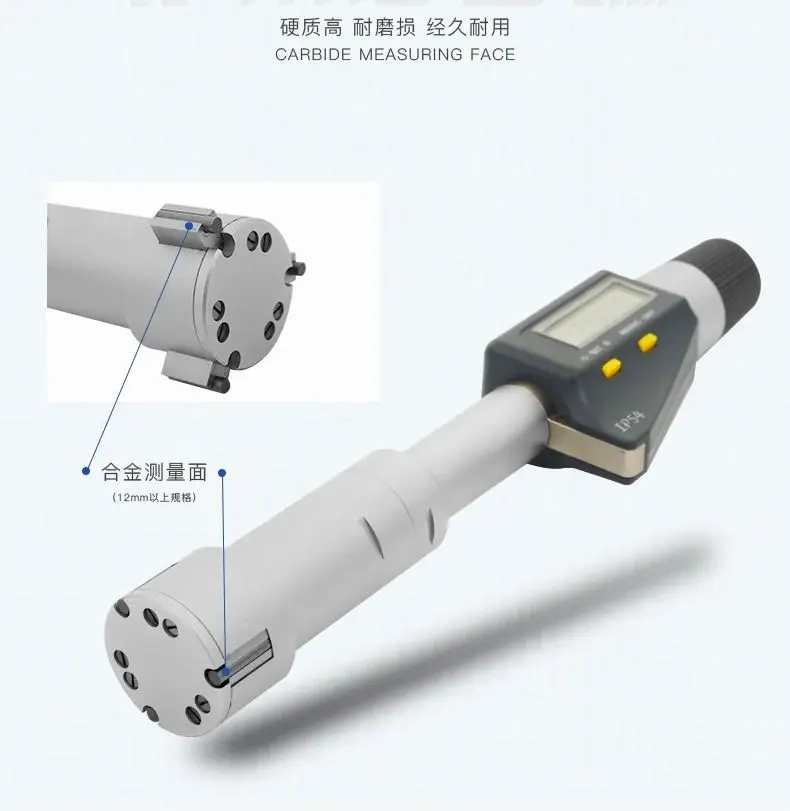 Xibei Digimatic Holtest 20-25mm 25-30mm 30-40mm 40-50mm 0.001/0.005mm Three-point Internal Micrometers inside micrometer 468-168